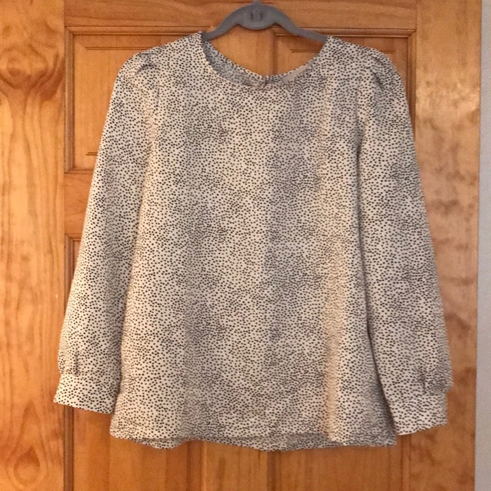 Loft polka dot professional blouse